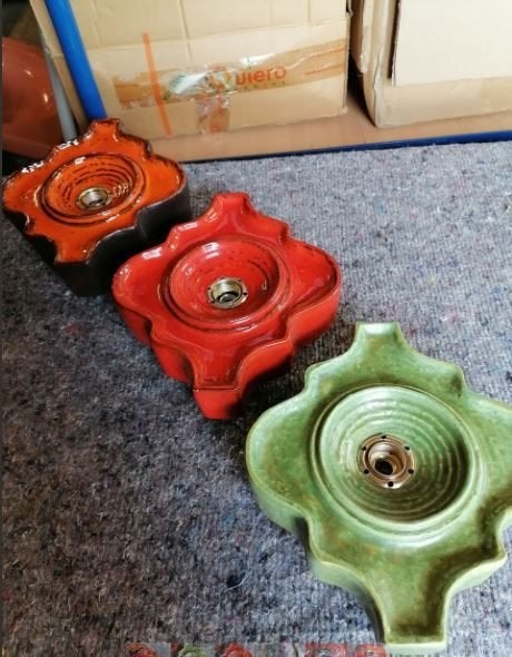 vintage set  wandlampen fat lava space  60-70er jaren, Ophalen, Zo goed als nieuw, Overige materialen