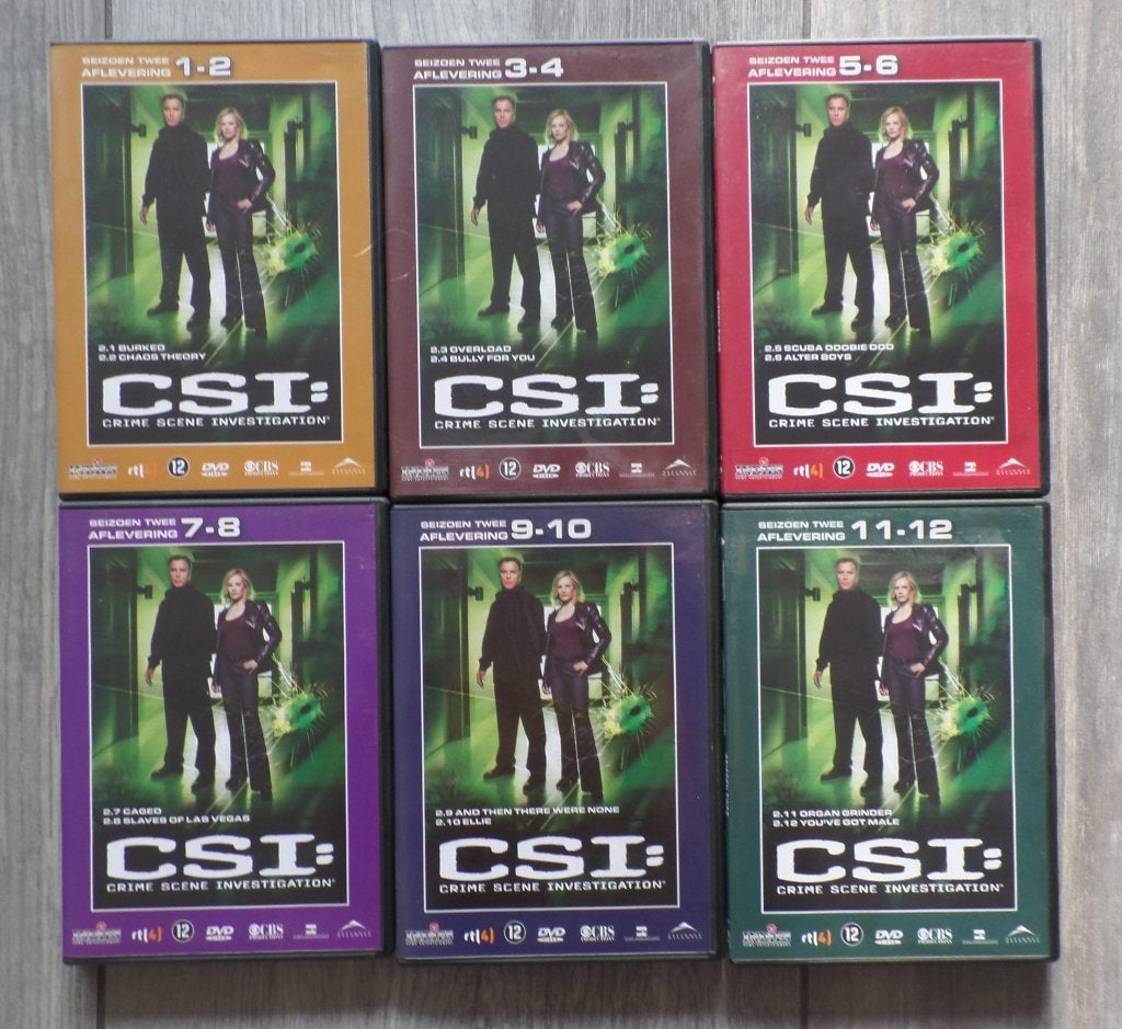 DVD CSI seizoen 2, Ophalen of Verzenden, Zo goed als nieuw, Seizoen 2, Actie en Avontuur