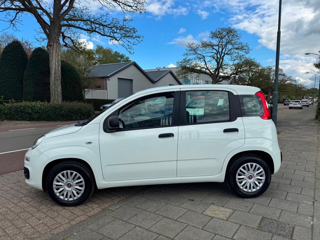 Fiat Panda 1.2 Lounge A-C Elek Pakket 4 Cilinder Nw Apk, Stof, Gebruikt, 4 stoelen, Wit
