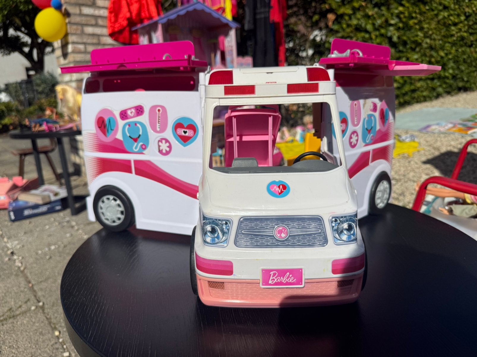 Ziekenhuis auto Barbie, Ophalen, Zo goed als nieuw, Barbie