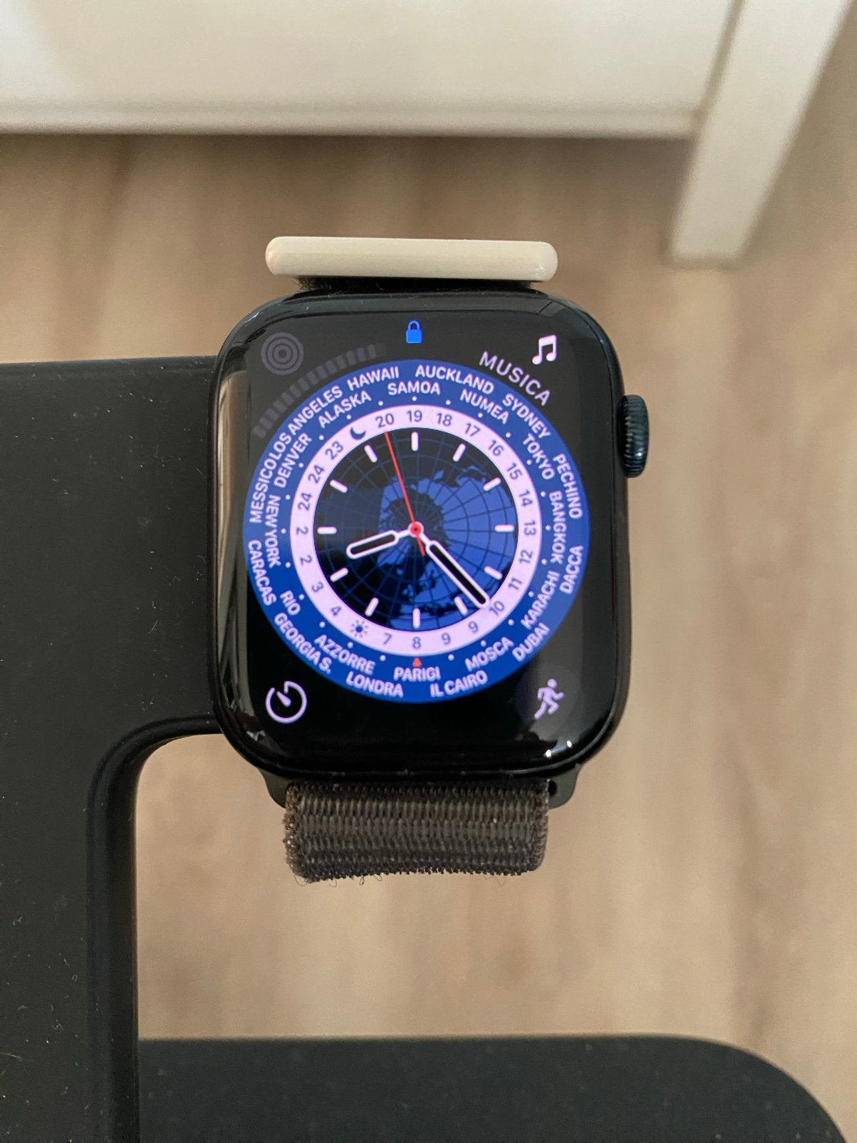 Apple watch series 9 - 45 mm - midnight blue, Blauw, Hartslag, IOS, Ophalen of Verzenden