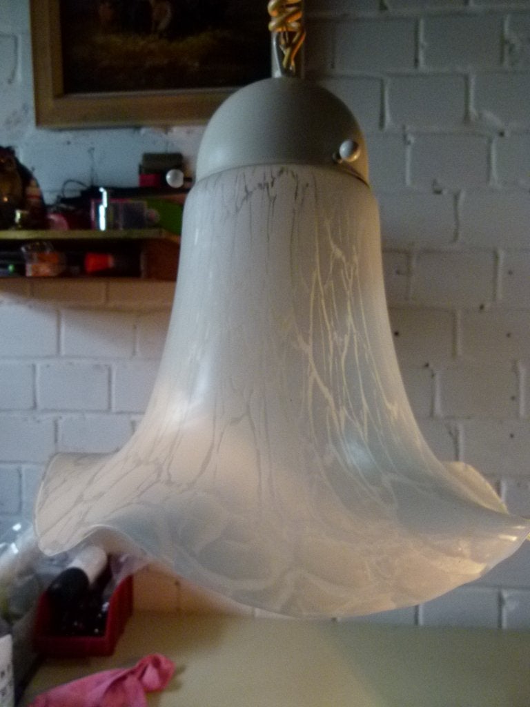 vintage Peill & Putzler pendellamp hanglamp 70er, Ophalen, Gebruikt, Glas, 70er