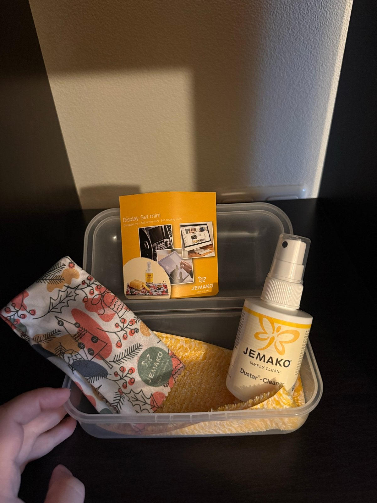 JEMAKO Display-Set mini met Dustar-Cleaner en doek, Huis en Inrichting, Schoonmaakartikelen, Ophalen of Verzenden, Schoonmaakmiddel