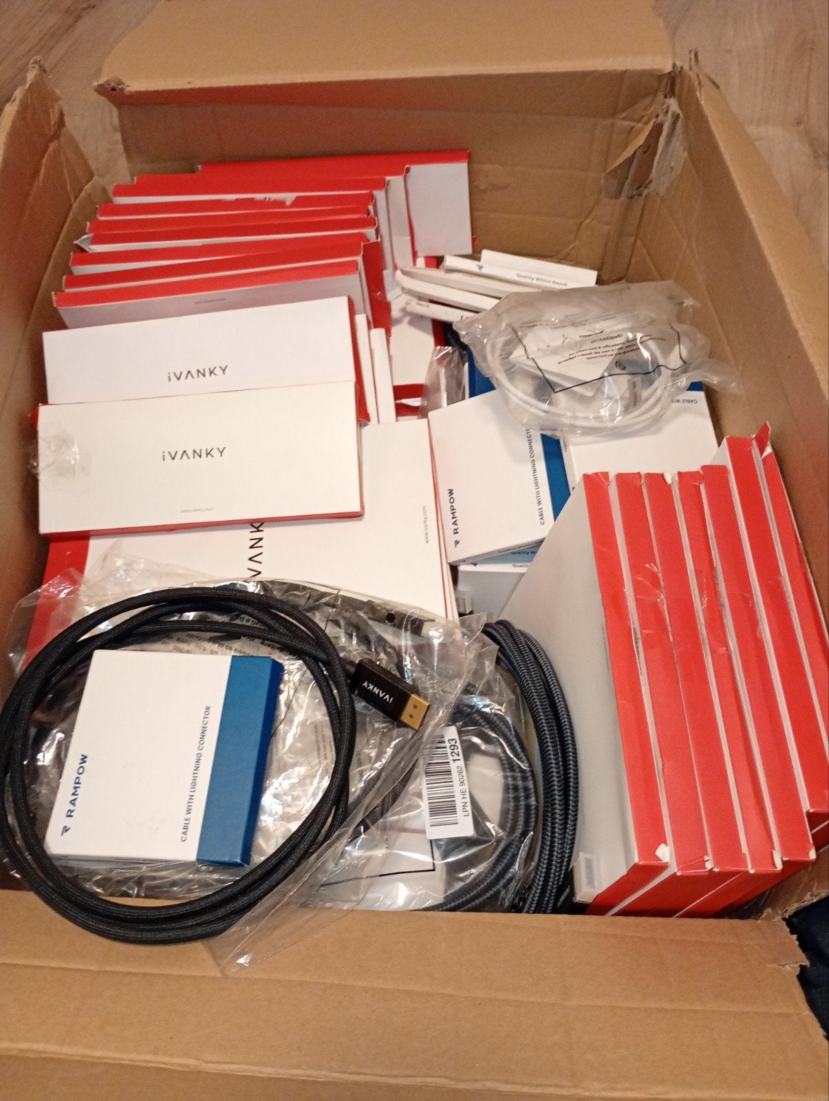 Partij diverse kabels: HDMI, USB-C, Lightning, etc. - Nieuw, Ophalen of Verzenden, Nieuw, HDMI-kabel