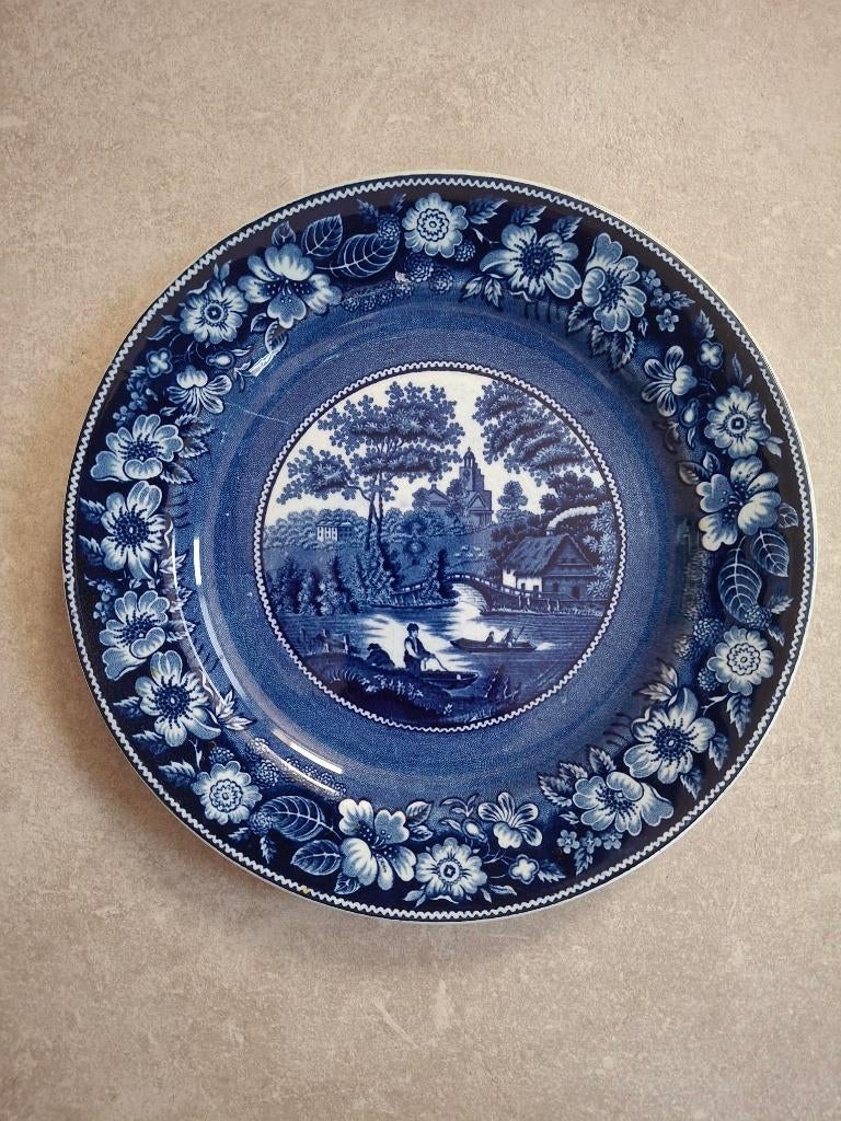 Delftsblauw serviesbord, Ophalen of Verzenden