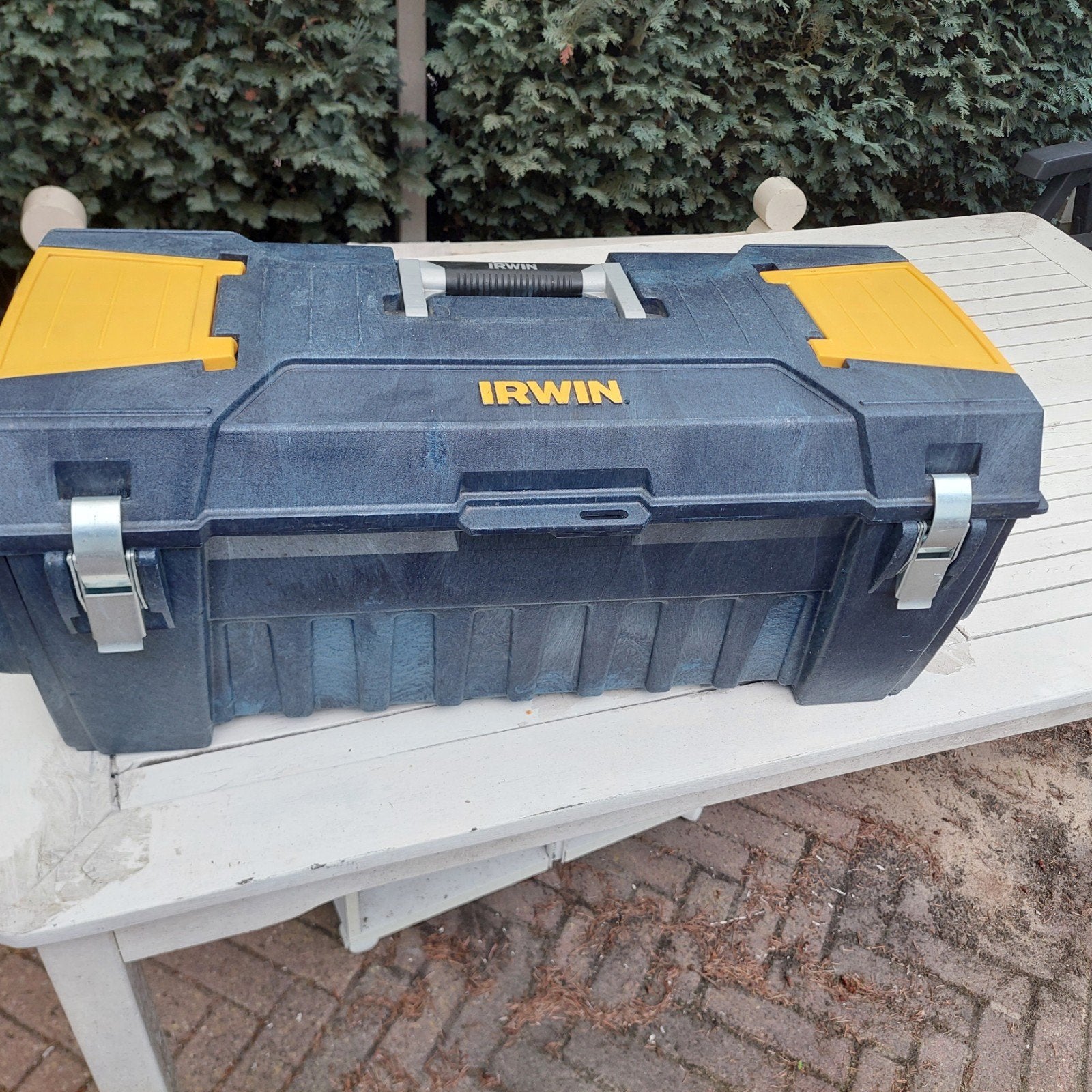 Gereedschapskist + gereedschap, Ophalen, Gevuld, Gebruikt