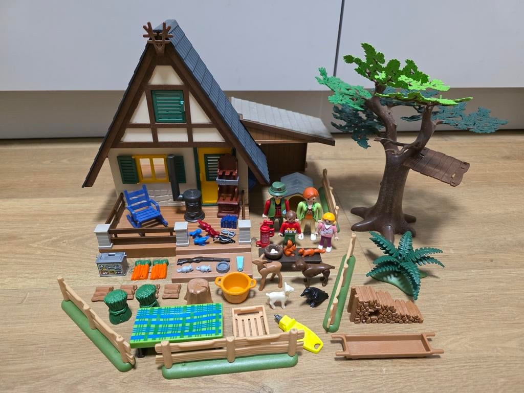 Playmobil 4207 boswachtershuis, Ophalen of Verzenden, Gebruikt