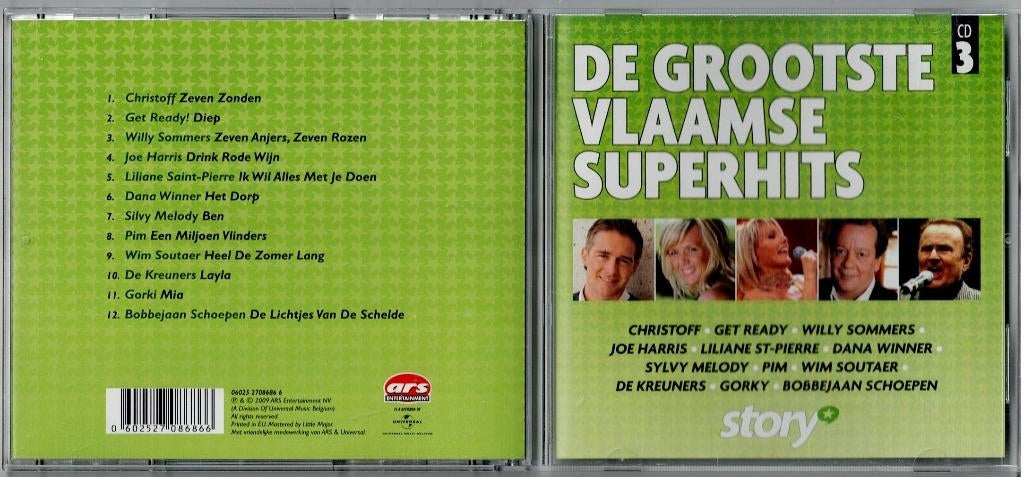 DE GROOTSTE SUPERHIS CD 3, Ophalen of Verzenden, Zo goed als nieuw, Levenslied of Smartlap