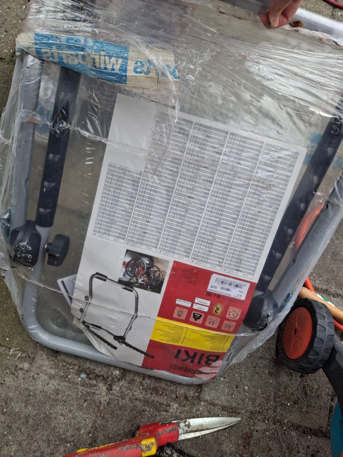 Menabo Biki fietsendrager voor 3 fietsen, Auto diversen, Ophalen of Verzenden, 3 fietsen of meer, Nieuw, Achterklepdrager