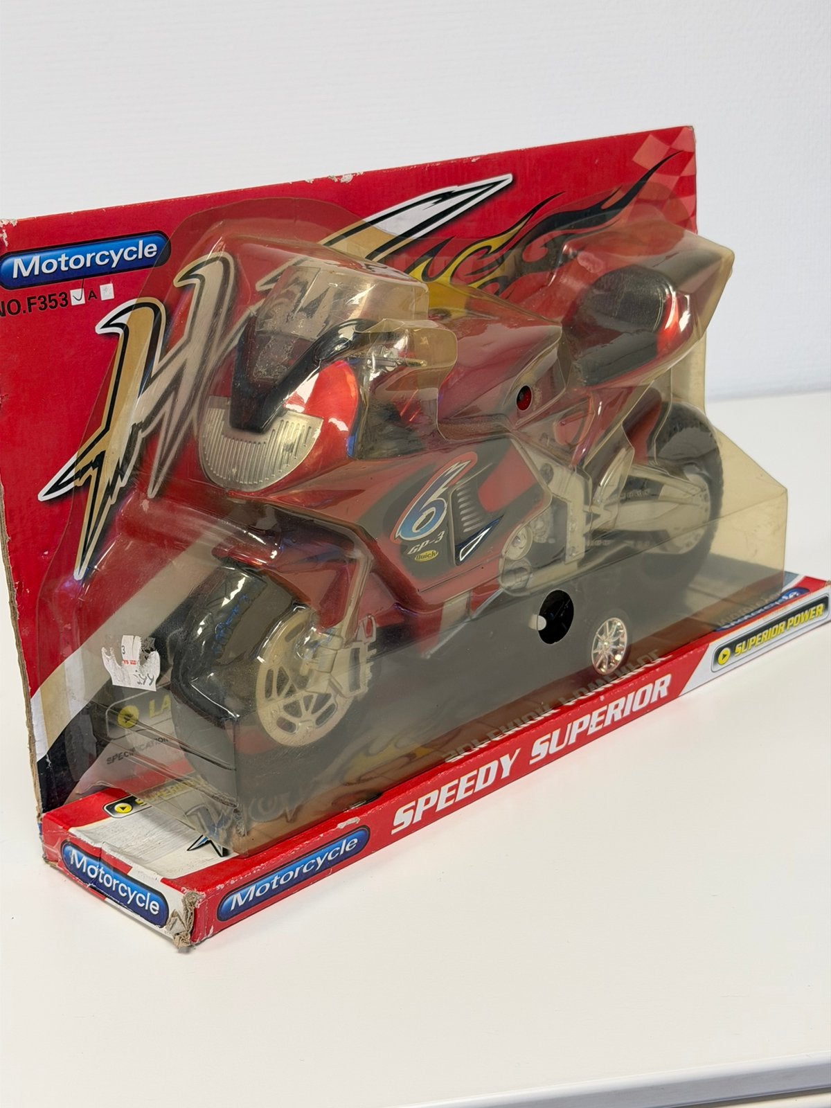Vintage Speedy Superior Speelgoed Motor 39cm Nieuw jongtoys, P, P, P, Nieuw