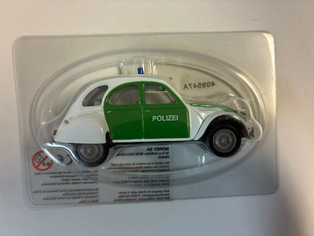 27072: Citroën 2CV6 - Polizei - Norev 1:43, 70-72 avenue de Bohlen 69120 Vaulx-en-Velin, France, Auto, Norev, Norev
