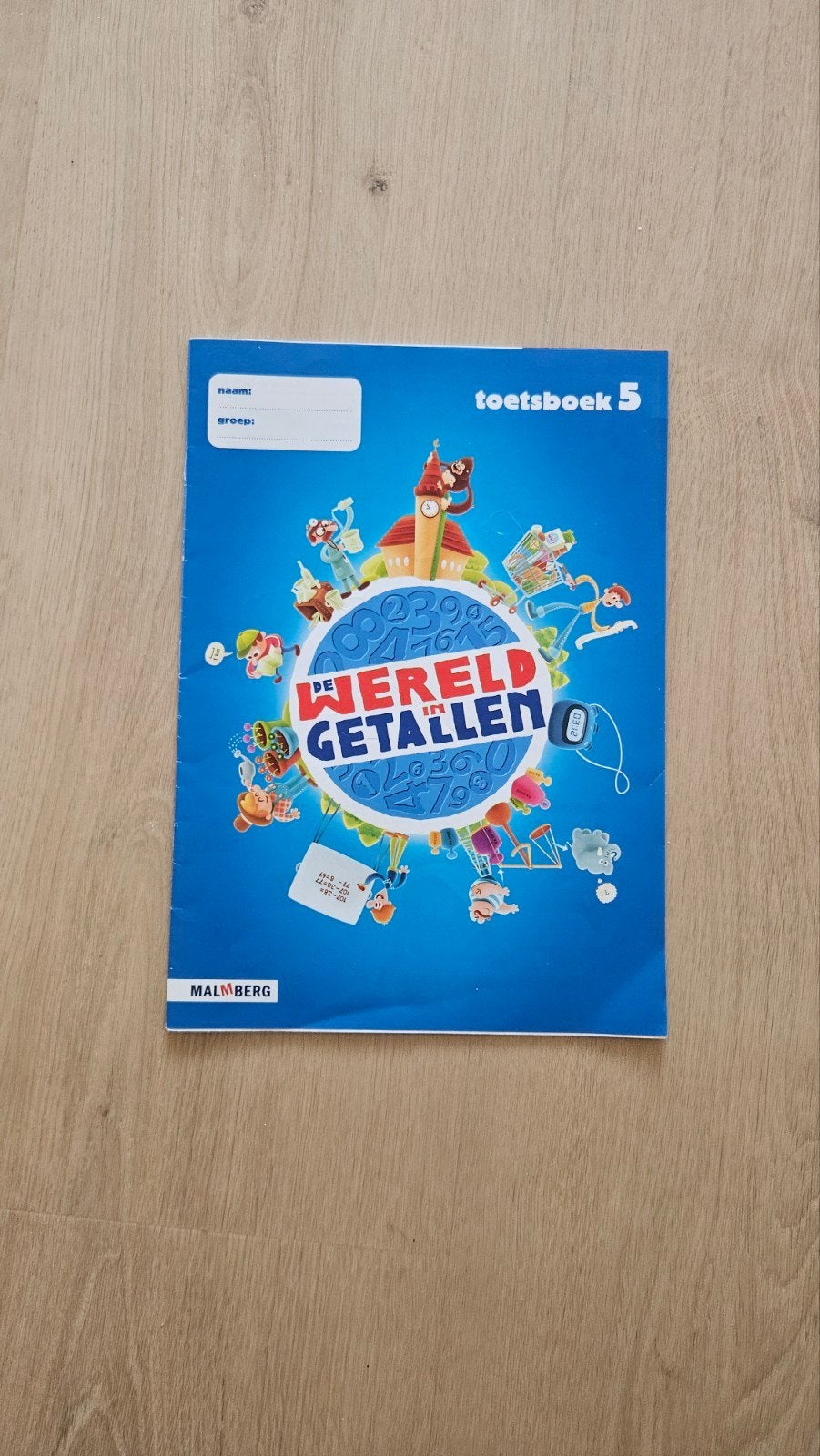 De Wereld in Getallen Toetsboek 5 - Malmberg, Wiskunde A, Malmberg, Ophalen of Verzenden, Zo goed als nieuw