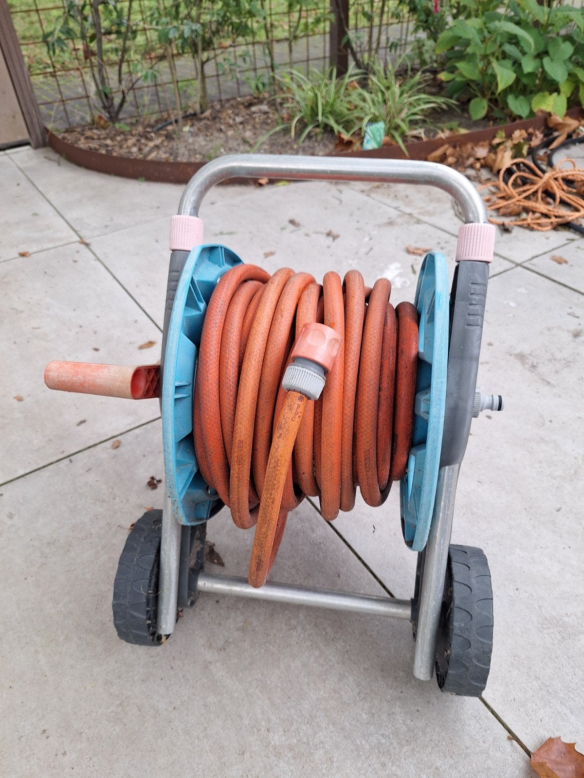 Gardena tuinslaghaspel, Ophalen, Gebruikt, Tuinslanghaspel