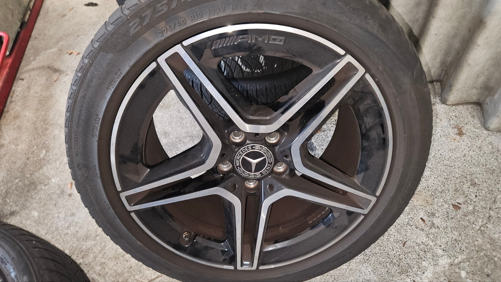 Mercedes Amg breedset 18 inch 2021., Ophalen