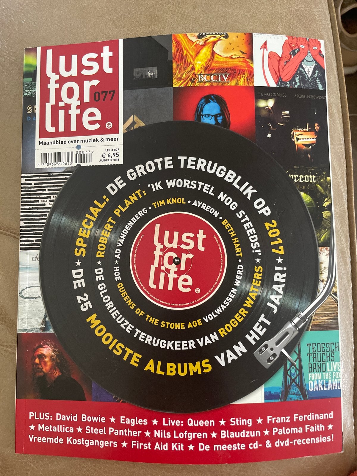 Lust for Life 077 - Muziektijdschrift (januari/februari), Ophalen of Verzenden, Zo goed als nieuw, Muziek, Film of Tv