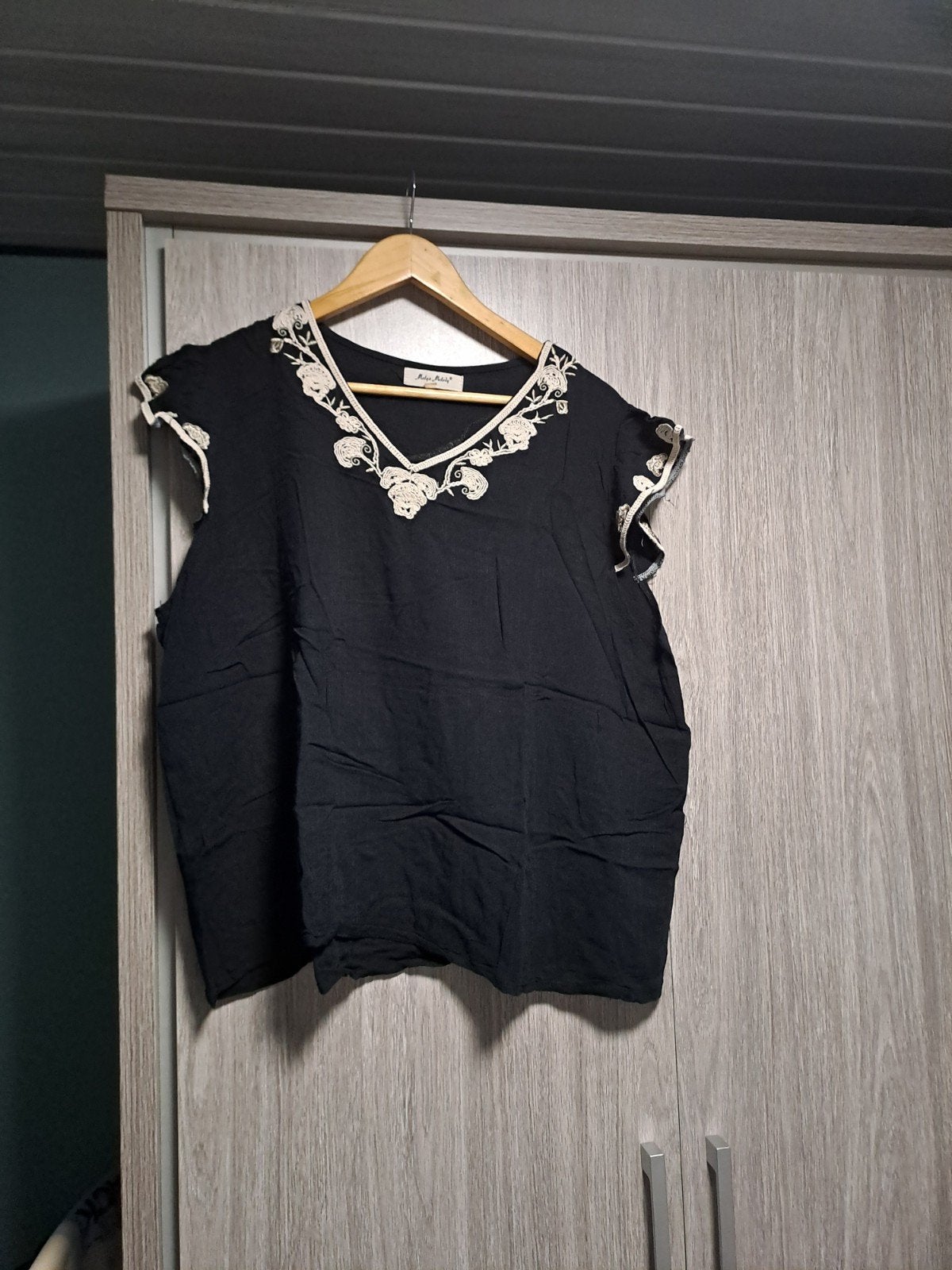 Mooie top maat 48, Zwart, Nieuw, Overige, Shirt of Top