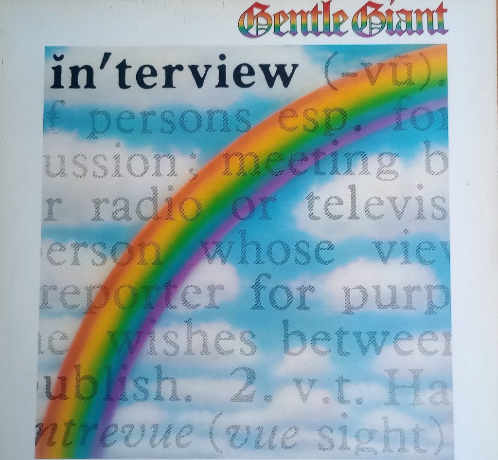 Gentle Giant - Interview, Gebruikt, Ophalen of Verzenden, 1970 - 1979, Inclusief binnenhoes