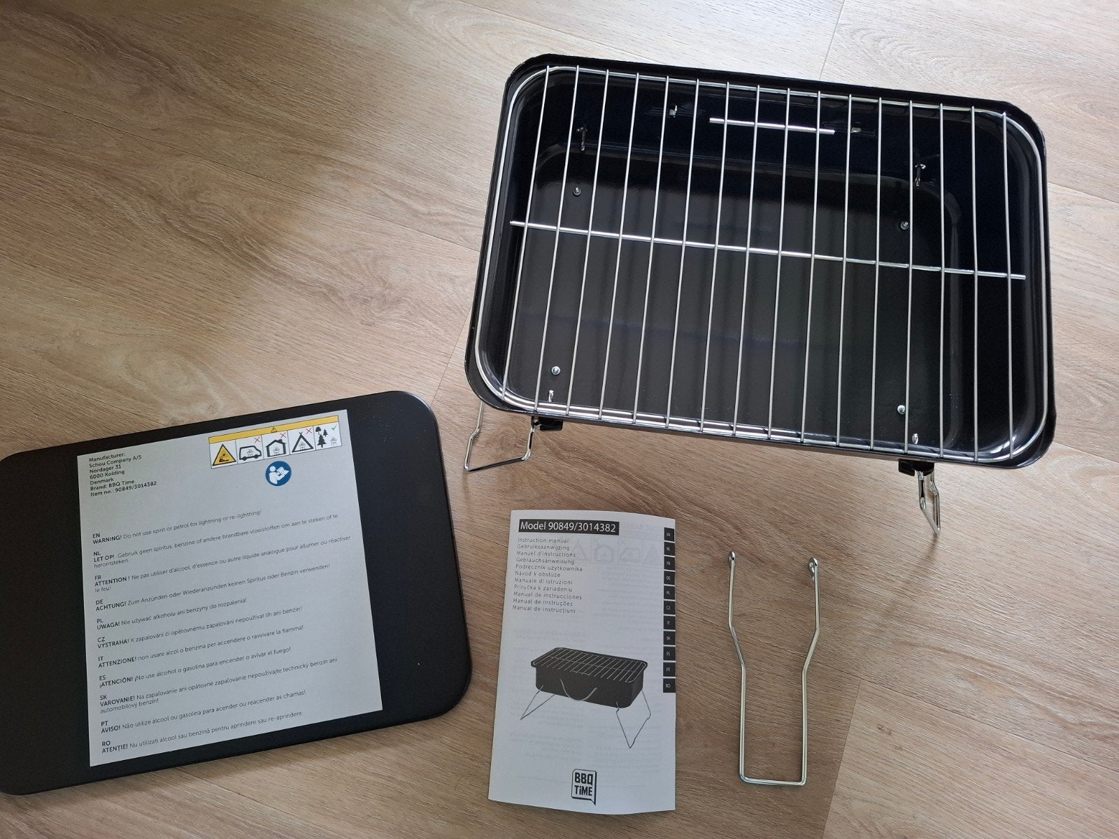 Compacte BBQ Time barbecue, ideaal voor picknicks, Ophalen, Zo goed als nieuw, BBQ Time