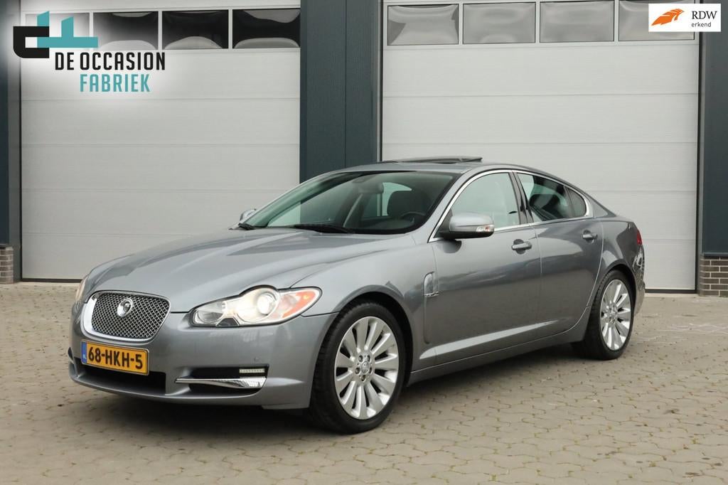 Jaguar XF 4.2 V8 Premium Luxury Pano Afn. Trekhaak Memory, Auto's, Achterwielaandrijving, Gebruikt, 8 cilinders, 1850 kg