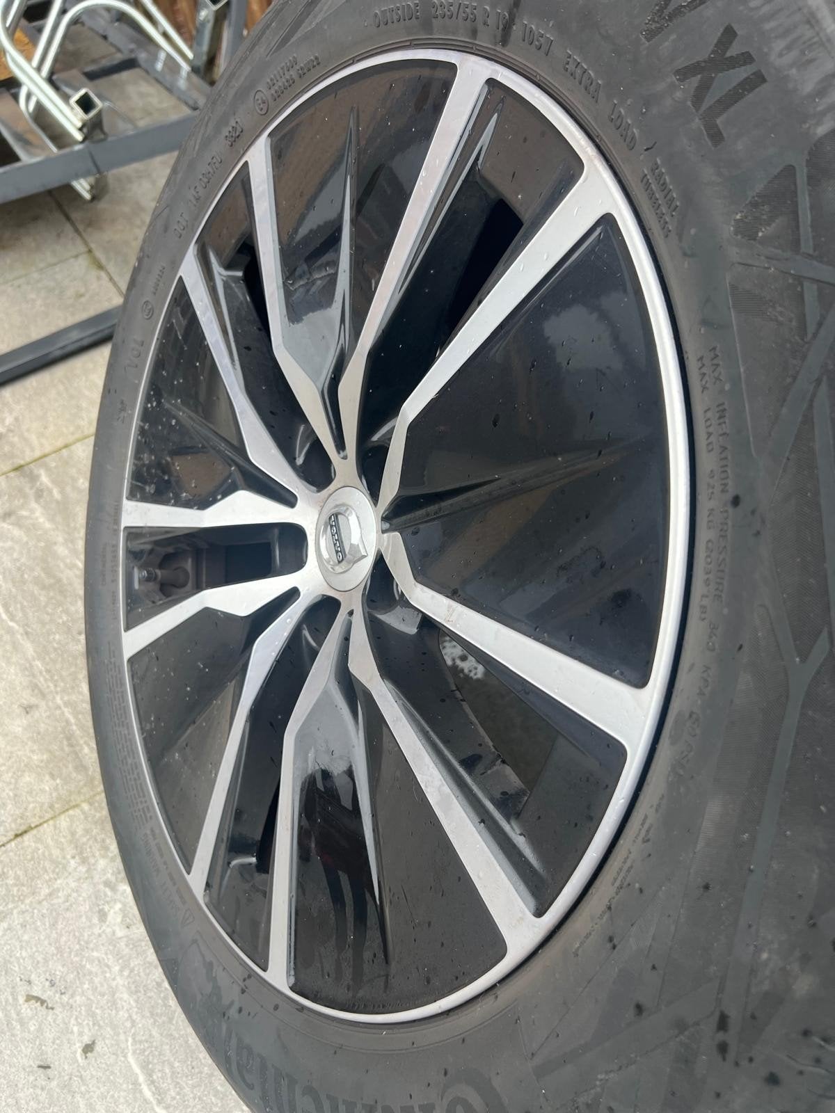 Volvo 19 inch velgen met Continental zomerbanden, 19 inch, Gebruikt, Banden en Velgen, Ophalen of Verzenden