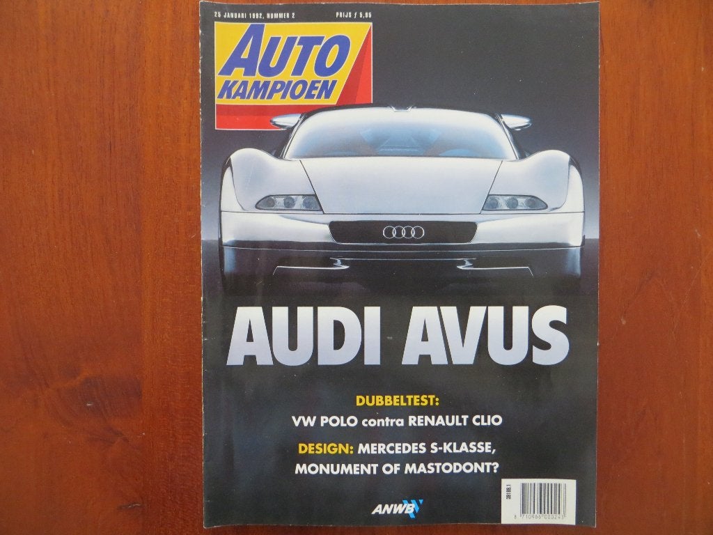 Autokampioen 2 1992 Audi Avus, Volkswagen Polo Coupé, Clio, Verzenden, Nieuw, Audi