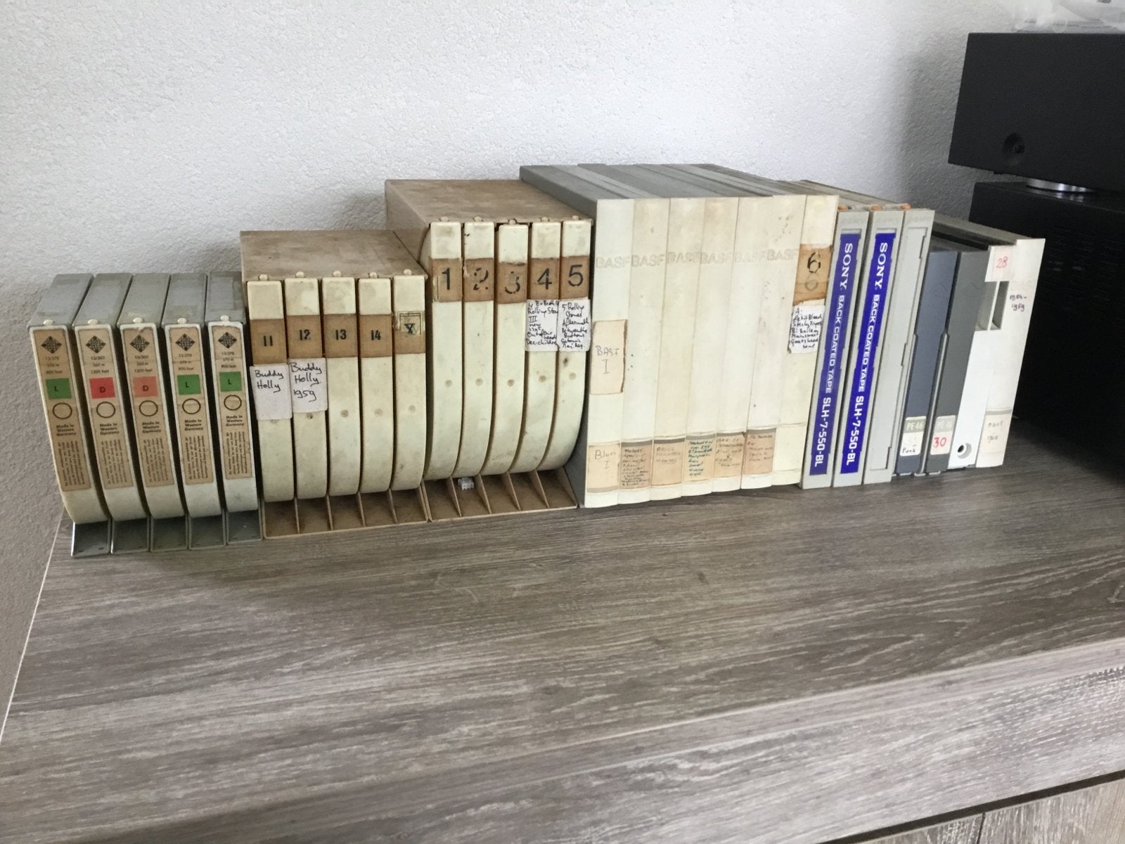 Partij banden voor bandrecorder, Ophalen of Verzenden, Onderdeel, Met banden