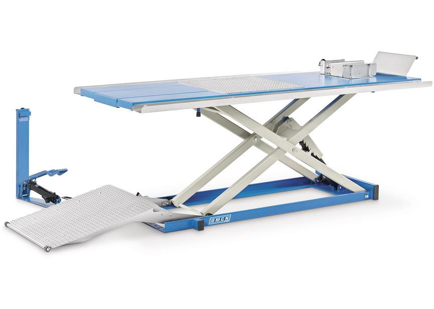 Hydraulische motorhefbrug 500kg voetbediening OMCN, Ophalen of Verzenden, Nieuw
