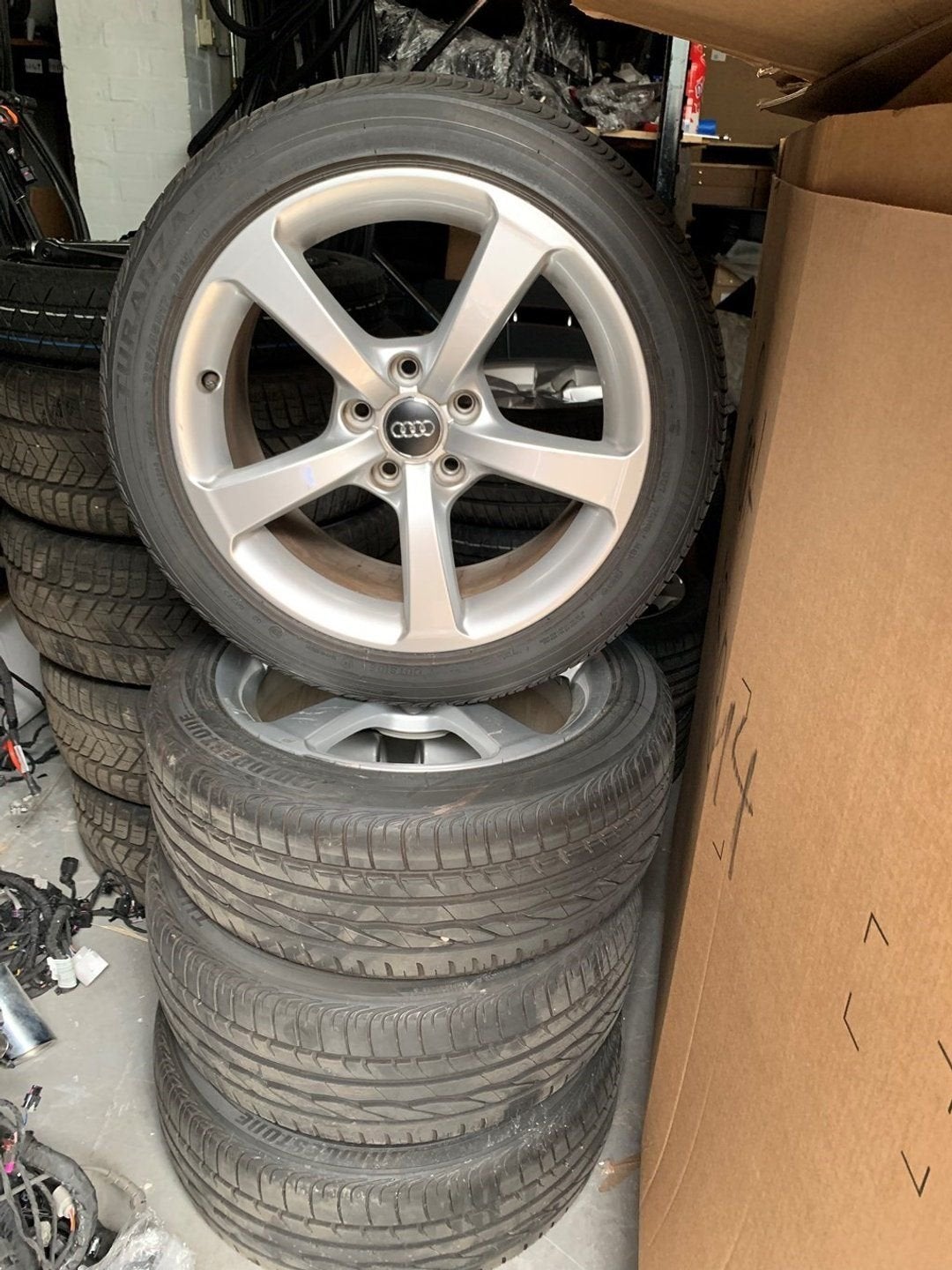 Audi A3 S3 Velgen 225/45/17 17 inch zowat nieuw, Gebruikt, -, -, Ophalen of Verzenden