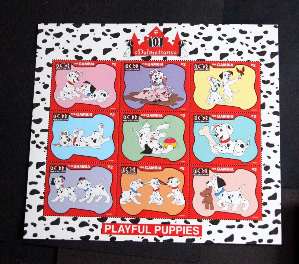 101 Dalmatiers Walt Disney Mickey Donald MNH, Verzenden, Postfris, Midden-Amerika