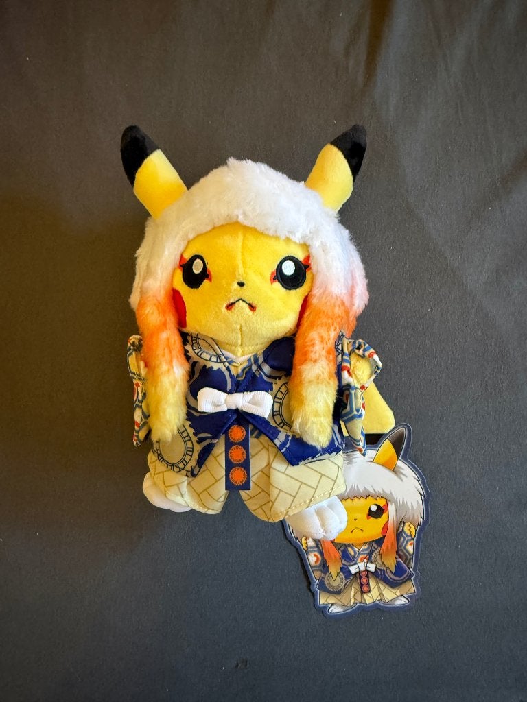 Pokemon Center Tokyo DX Kabuki Pikachu knuffel met label, Ophalen of Verzenden, Nieuw