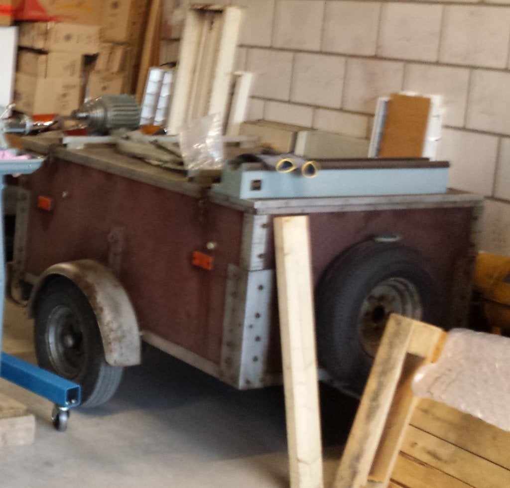 Aanhangwagen-onderdelen, Kenteken plaat houders Peugeot 404, Auto diversen, Ophalen, Gebruikt