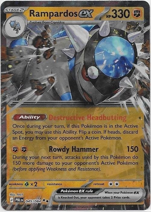 Pitch Black,  Rampardos [ex] 45/84, Verzenden, Nieuw, Losse kaart