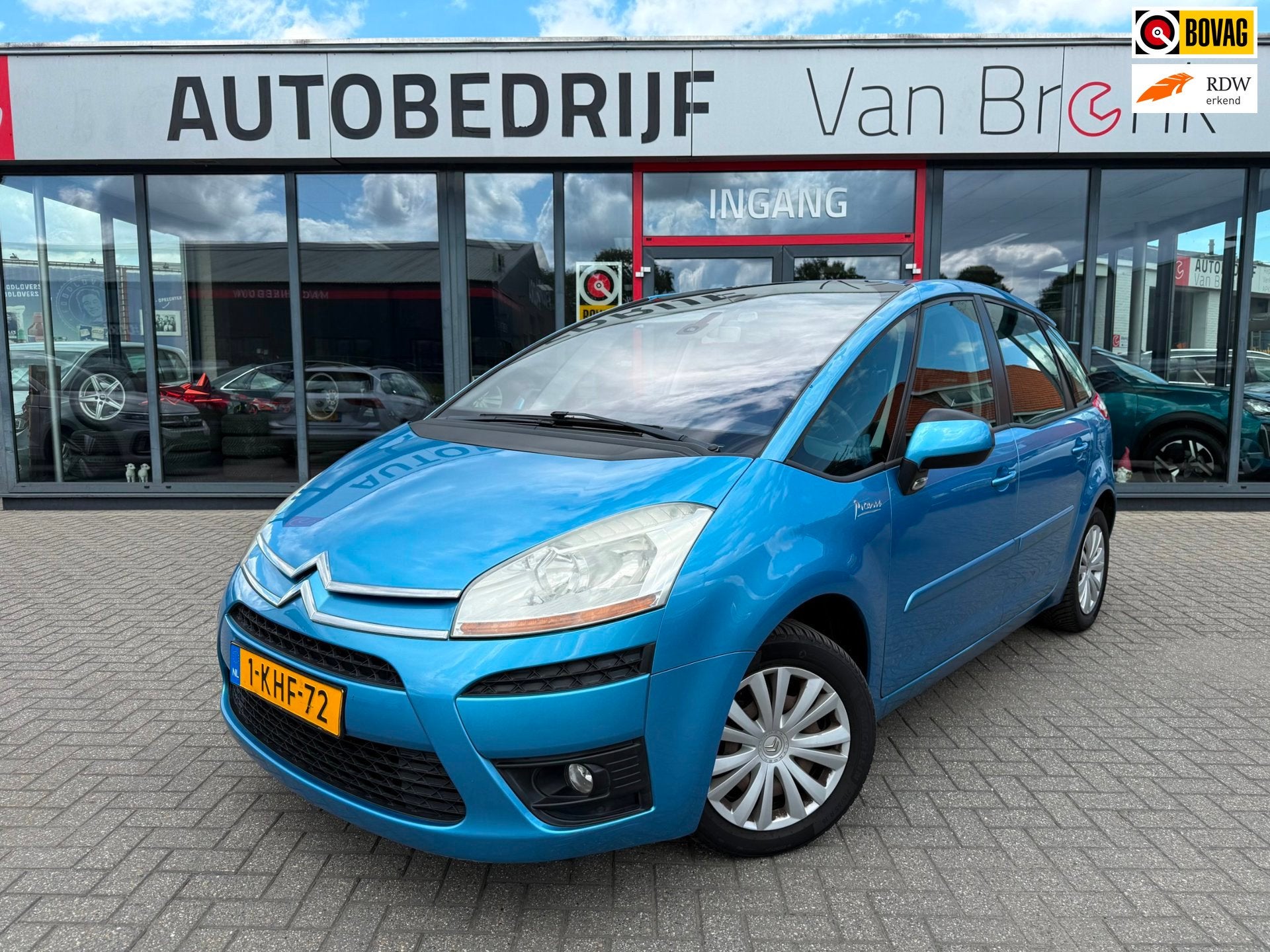 Citroen C4 Picasso 1.6 VTi Lumière 5p. | Inruilkoopje, Auto's, Citroën, Stof, Gebruikt, 4 cilinders, Blauw