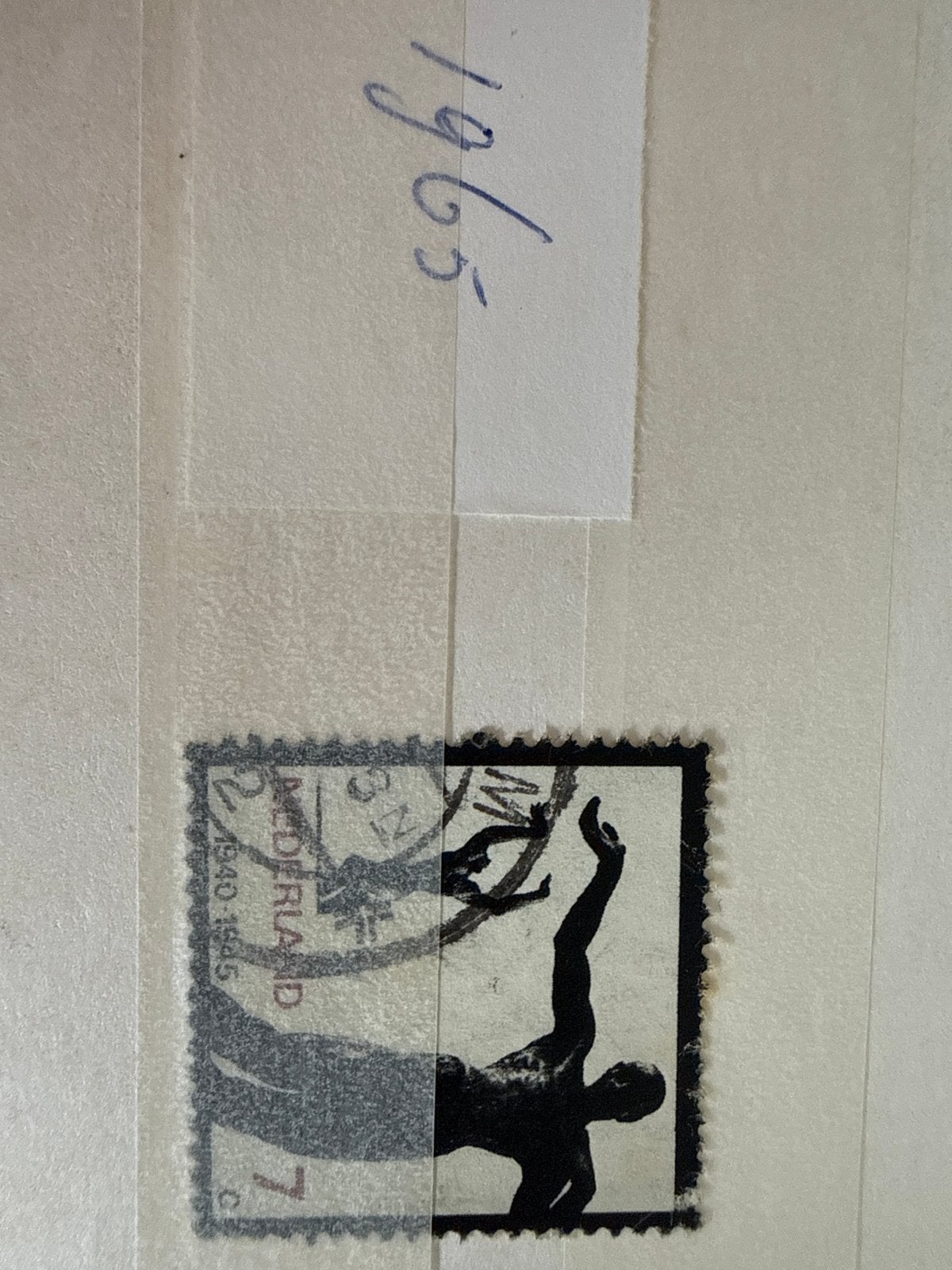 Nederlandse postzegel 1940-1945, gestempeld, Ophalen of Verzenden, Na 1940, Gestempeld