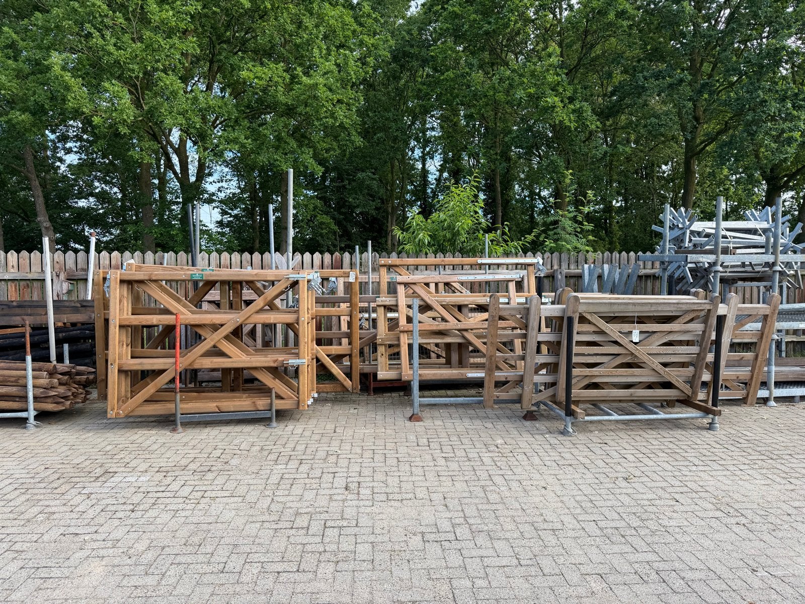 Diverse poorten, tuinhekken, weiland poorten en meer, Tuin en Terras, Tuinhekken en Hekwerk, Ophalen, Met poort, Gebruikt, Tuinhek