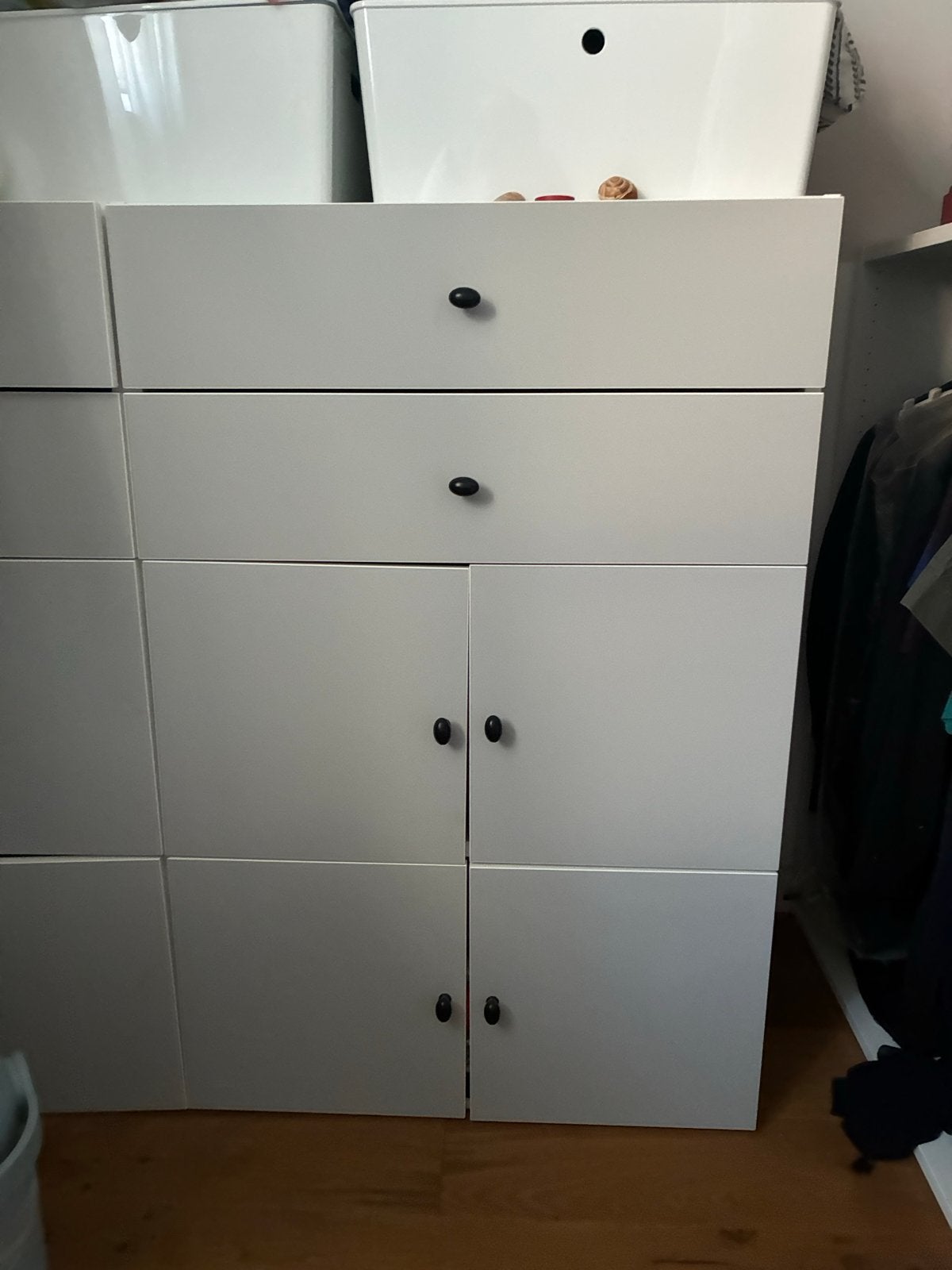 IKEA Platsa Kasten - 2 Hoge Kasten + 1 Lage Kast, Ophalen, Gebruikt, 100 tot 150 cm, 200 cm of meer
