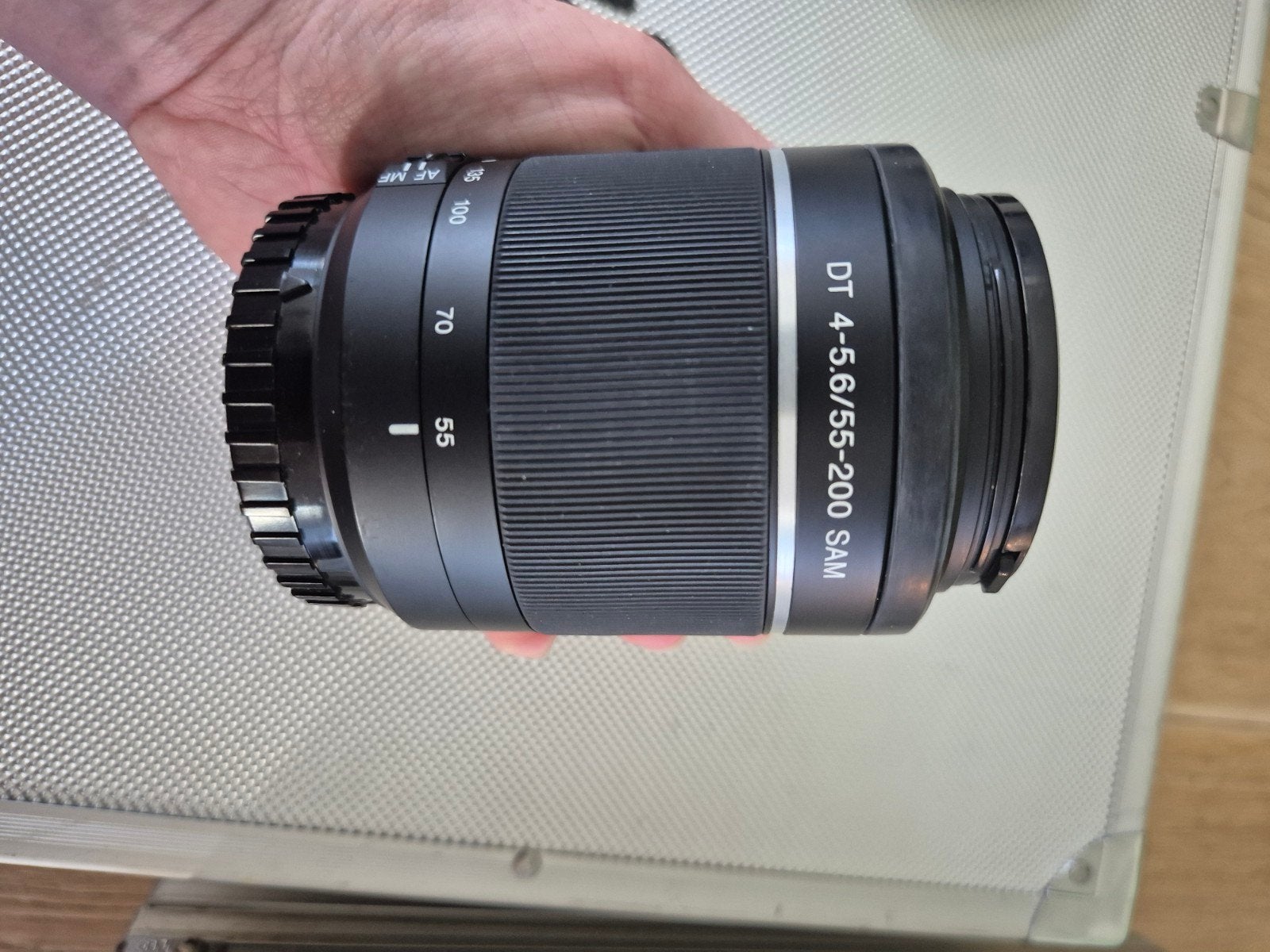 Sony DT 4-5.6/55-200 SAM Telelens, Gebruikt, Sony, Autofocus, Sony A-mount