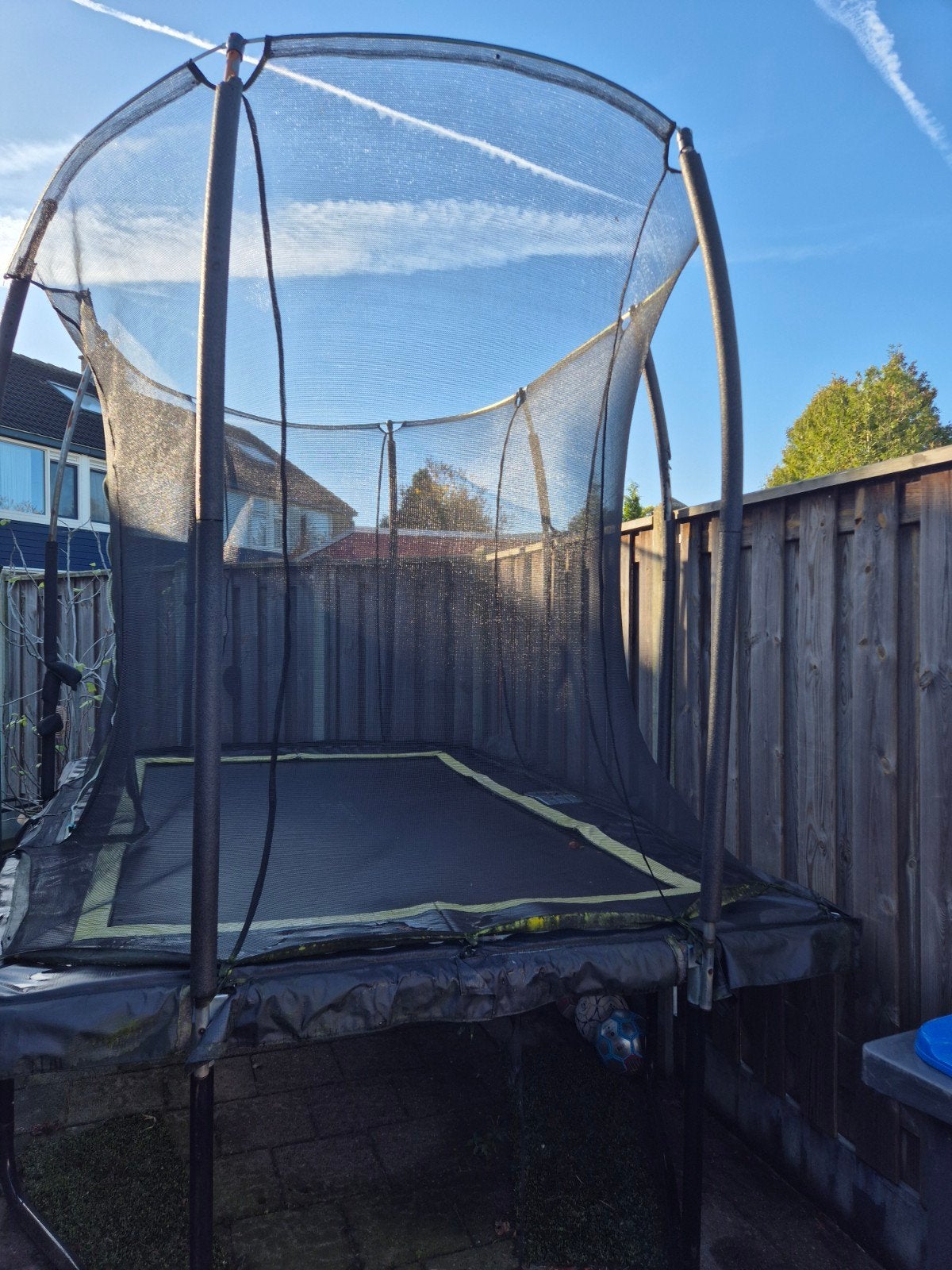 Grote salta trampoline, Ophalen, Gebruikt