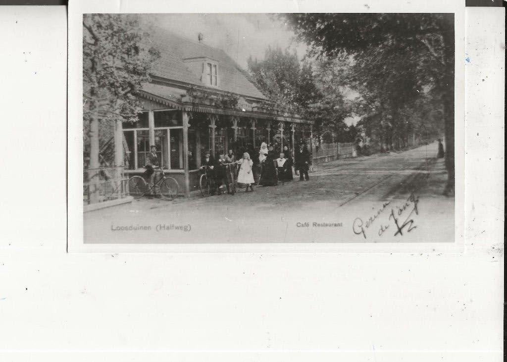 Loosduinen Halfweg Cafe Restaurant Foto, Ophalen of Verzenden, Ongelopen, Zuid-Holland