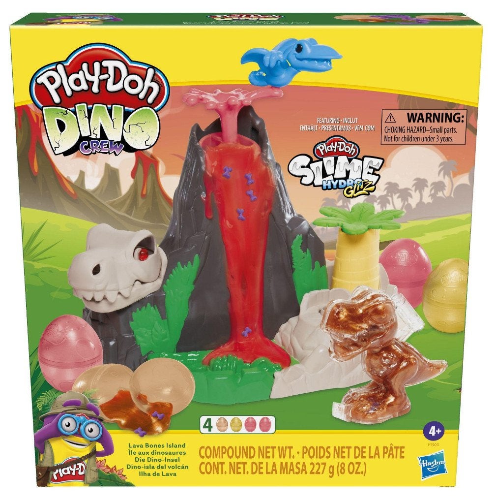 Play-Doh: Dino Crew Lava Bones Island Speelset, ., Nieuw, Ophalen of Verzenden, .