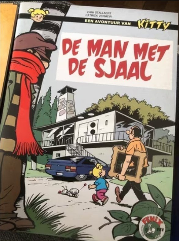de man met de sjaal Kitty fenix 151 k2, Eén stripboek, Ophalen of Verzenden, Zo goed als nieuw