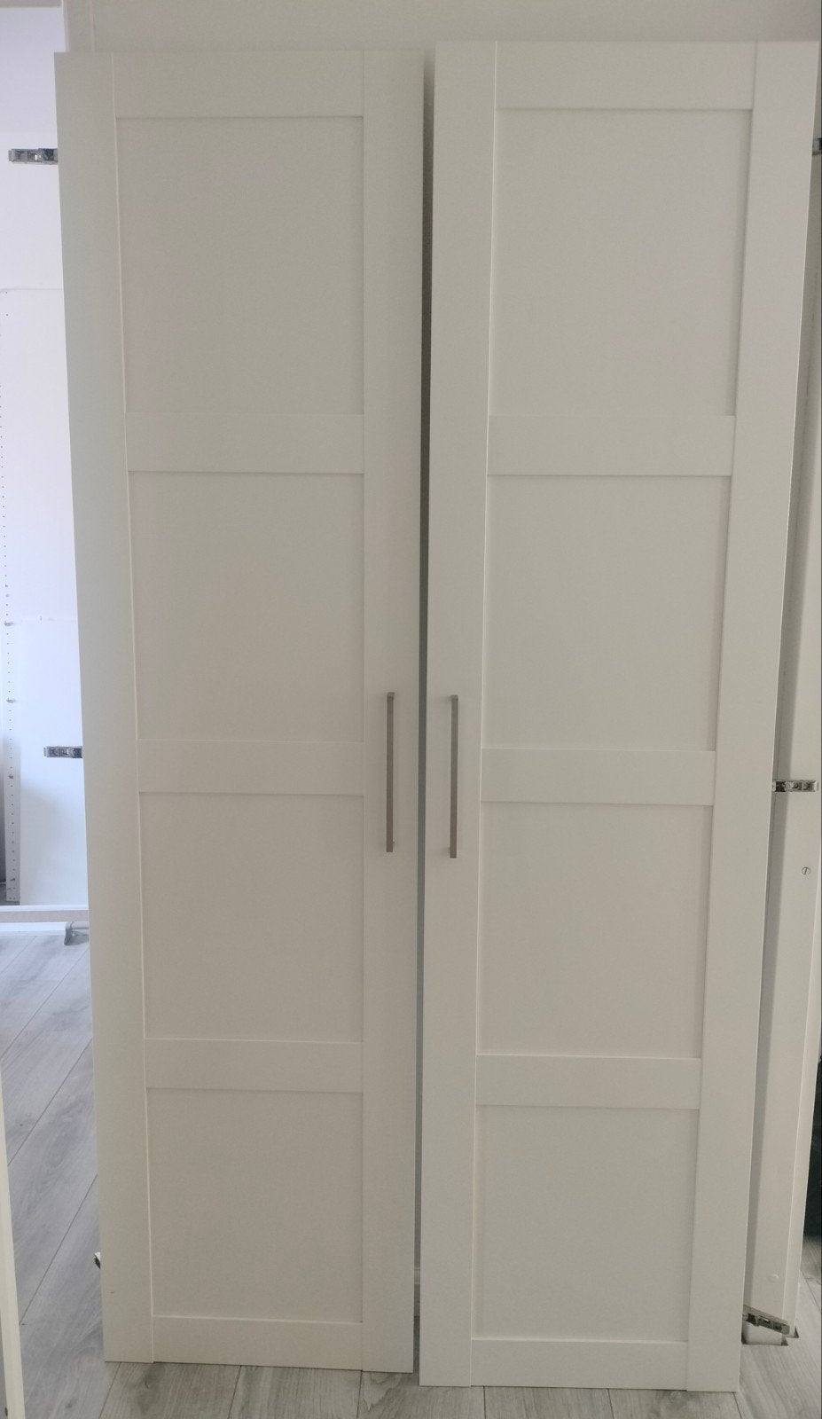 Ikea set kastdeuren, 4 planken en kledingroede, Ophalen, Gebruikt, 200 cm of meer, 50 tot 100 cm