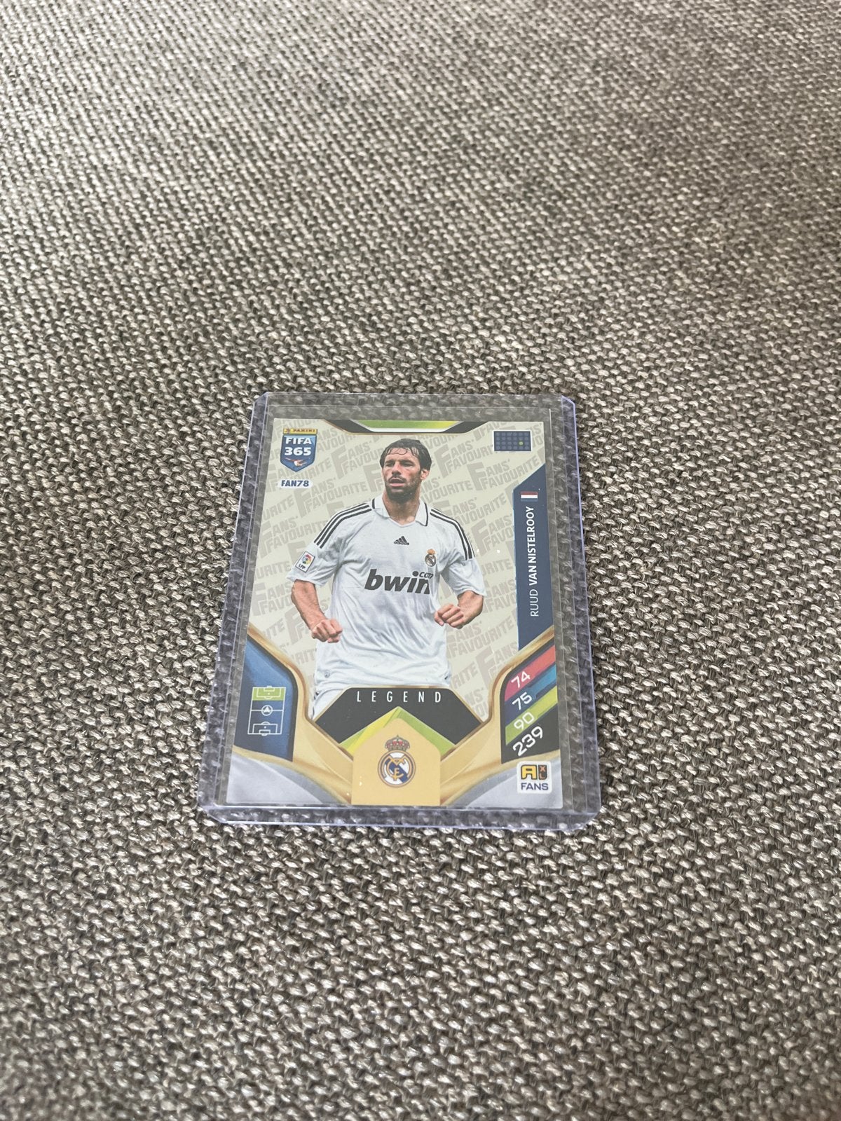Ruud van Nistelrooy FIFA 365 Adrenalyn XL Spelerskaart, Ophalen of Verzenden, Zo goed als nieuw, Buitenlandse clubs, Spelerskaart