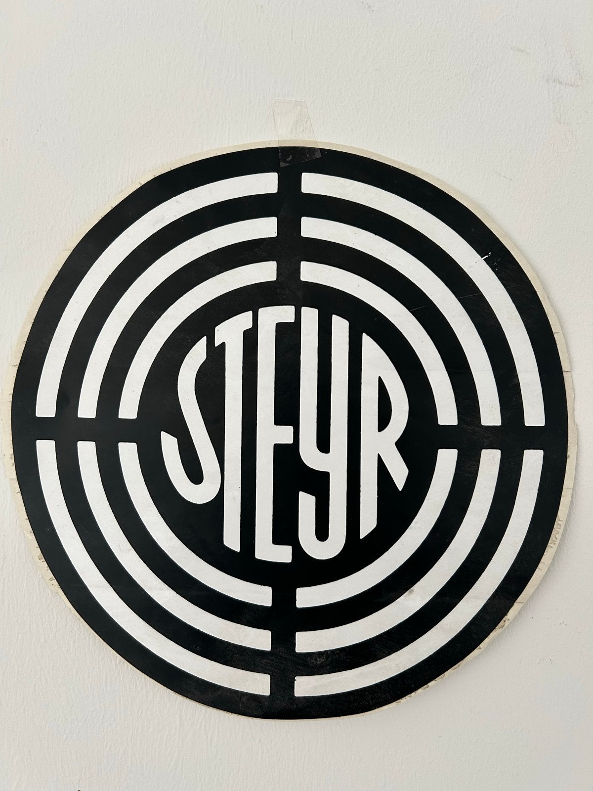 Steyr Sticker - Vintage Auto Embleem, Verzamelen, Ophalen of Verzenden, Gebruikt, Auto's