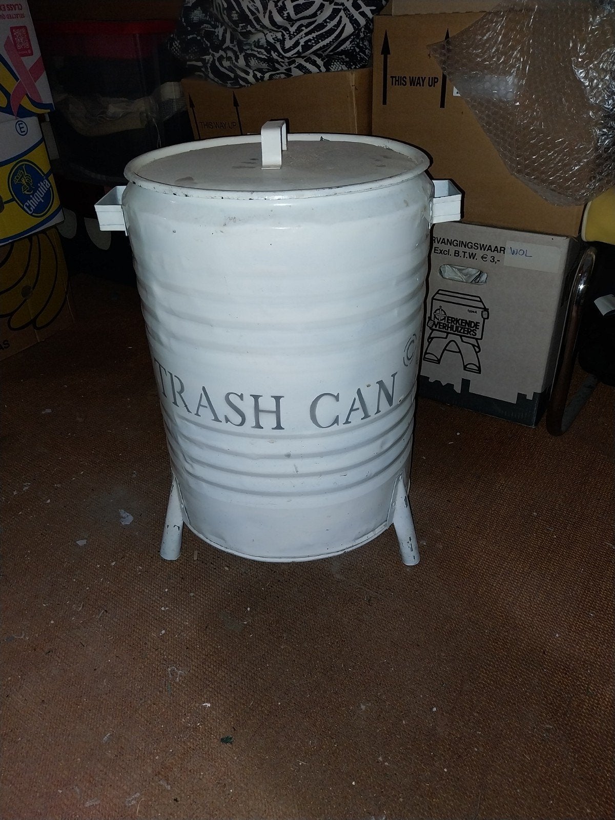 Trash can / vuilnisbak, Ophalen, Hout, Overige typen, Minder dan 100 cm