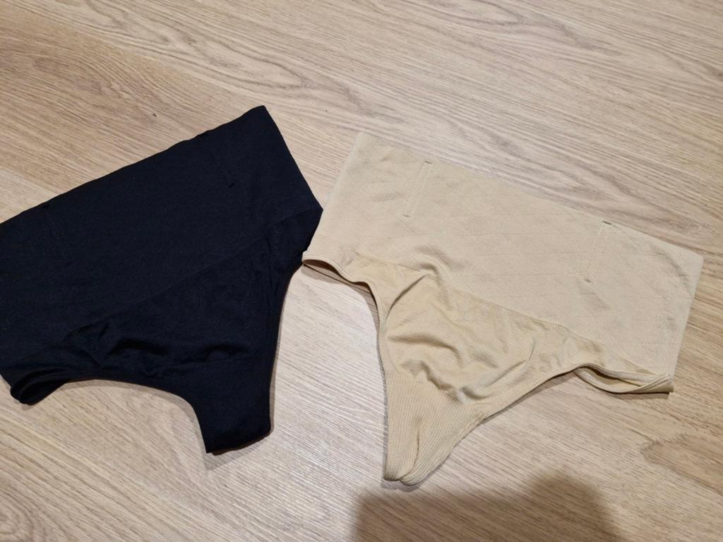 2 corrigerende strings XXXL, Verzenden, Zwart, String