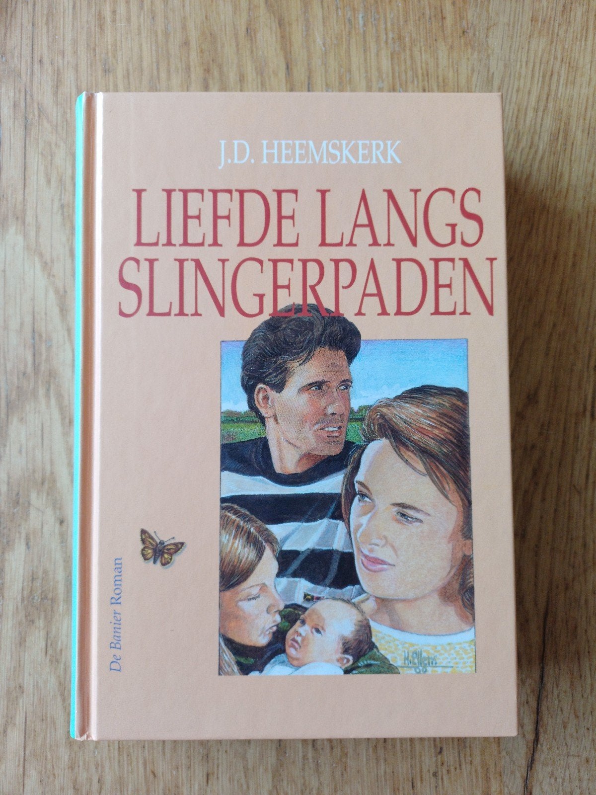 J.D. Heemskerk - Liefde langs slingerpaden, Boeken, Ophalen of Verzenden, Zo goed als nieuw, J.D. Heemskerk