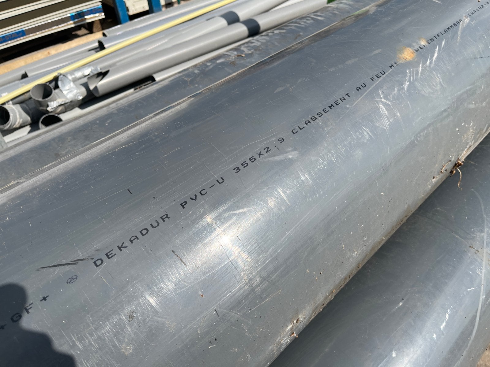 Diverse PVC buizen - Afvoer en riolering, Ophalen, Gebruikt, Pvc, 4 tot 6 meter
