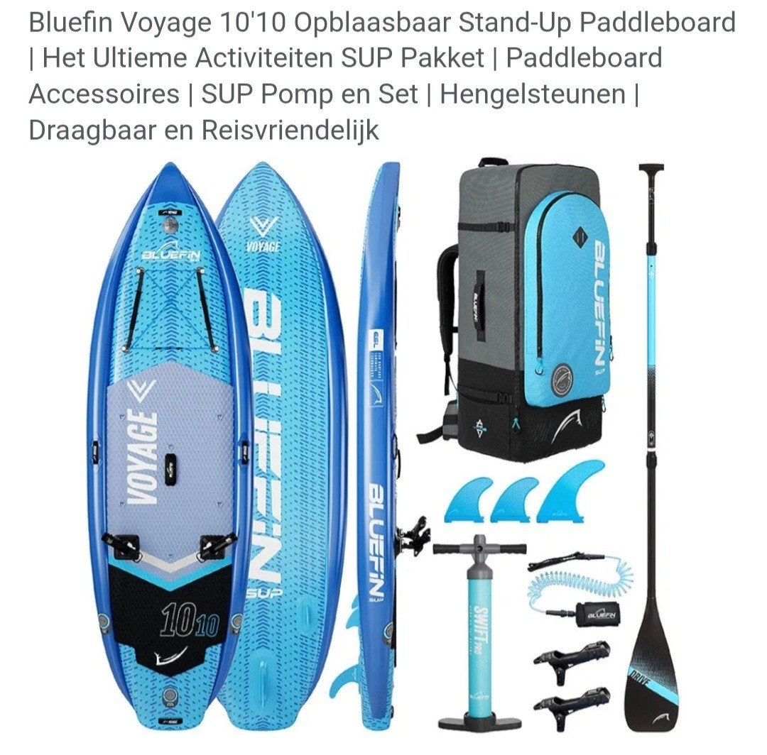 Zeer stabiele SUP, ideaal op zee, Bluefin Voyage 10,10, Watersport en Boten, Ophalen, SUP-boards