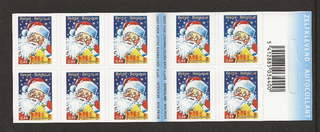 Belgie, boekje Kerst 2005 no Mi 3515, postfris, Ophalen of Verzenden, Postfris